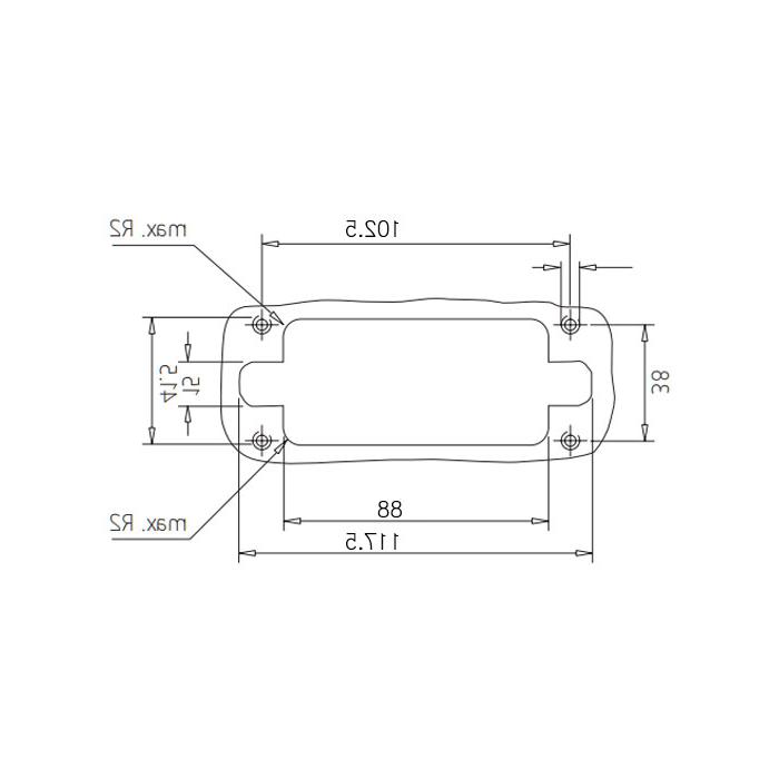 Gas/electric quick change module, ADAPTS 4 standard modules, H16B-M4-F, 09140161001